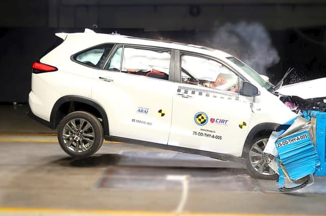 Innova Hycross is the first Toyota, the first MPV and also the first hybrid vehicle to be tested by BNCAP.